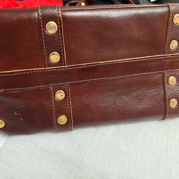 Hammitt Westwood Brown Leather Studded Handbag - Picture 10 of 10